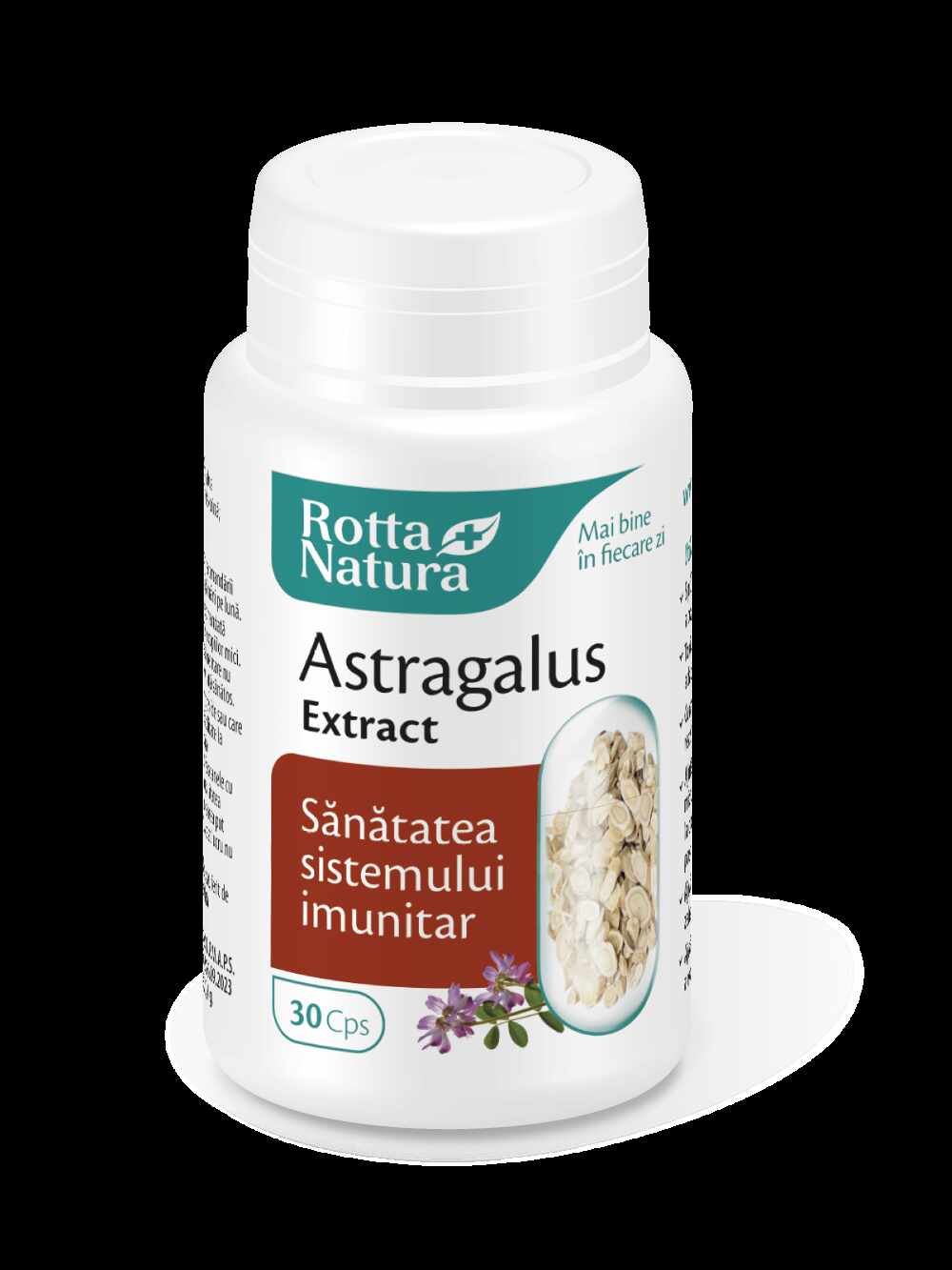 Astragalus Extract, contribuie la sanatatea sistemului imunitar, 30 capsule, Rotta Natura