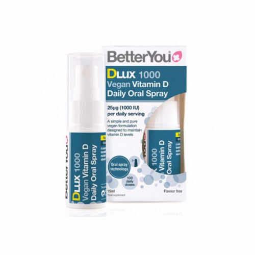 DLux 1000 Vegan Vitamin D Oral Spray, 15ml | BetterYou