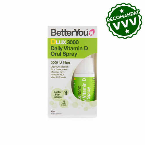 DLux 3000 Vitamin D Oral Spray, 15ml | BetterYou