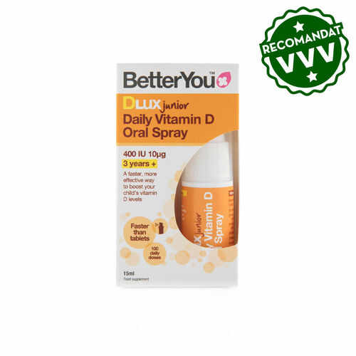 DLux Junior Vitamin D Oral Spray, 15ml | BetterYou