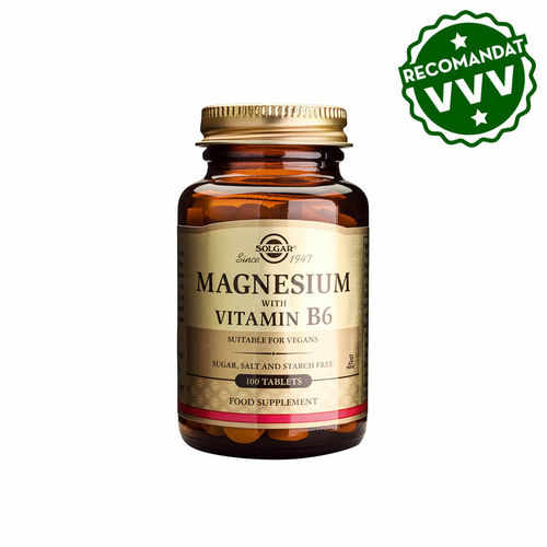Magnesium + B6 100 tablete | Solgar