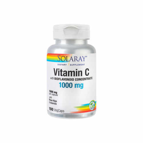 Vitamina C 1000mg (Adulți), 100 capsule vegetale | Secom