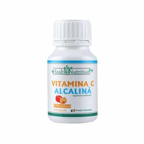 Vitamina C Alcalină, 120 capsule | Health Nutrition