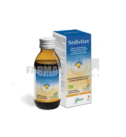 Aboca Sedivitax Sirop Bio pentru copii cu aroma de piersica 220 g