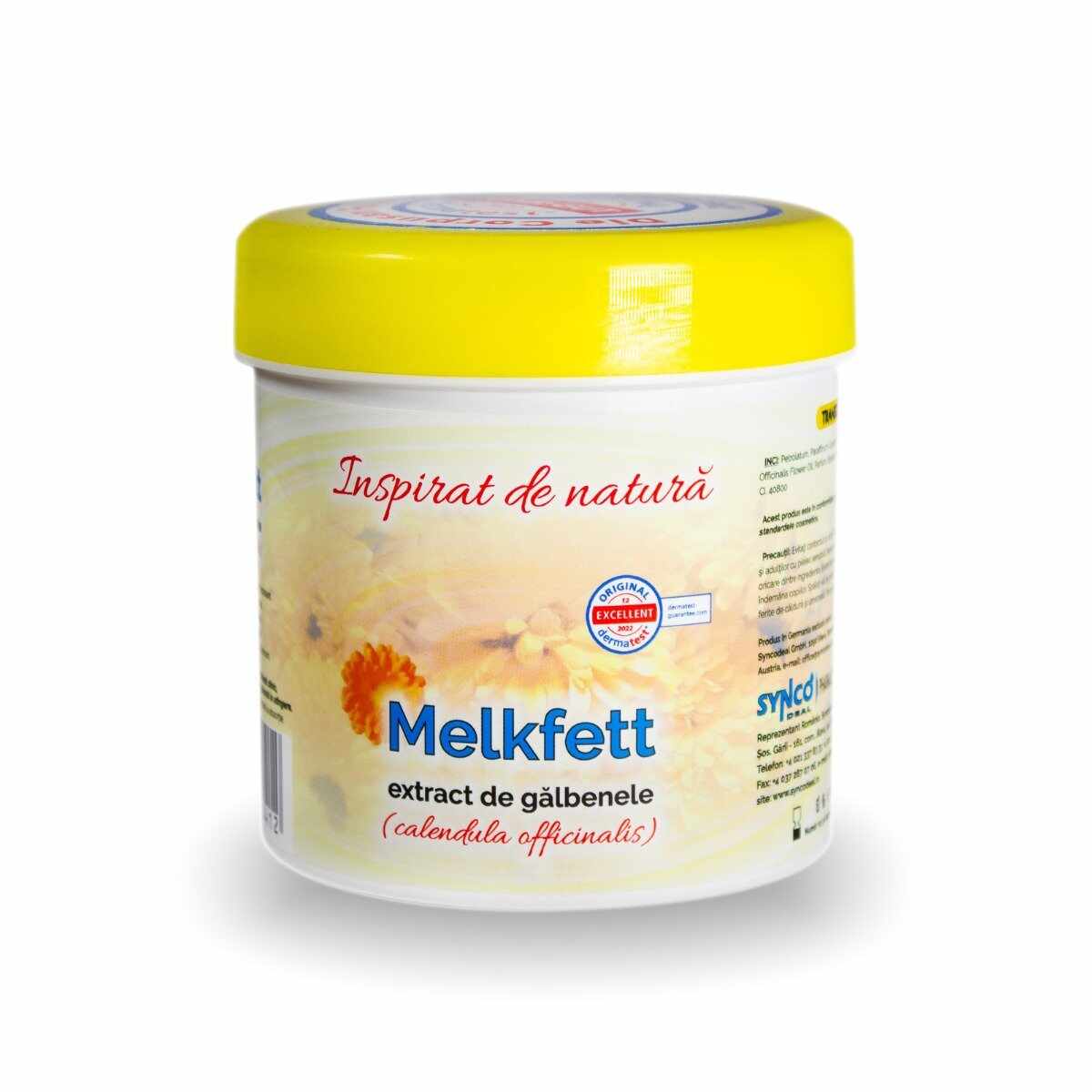 Melkfett crema cu extract de galbenele x 250 ml
