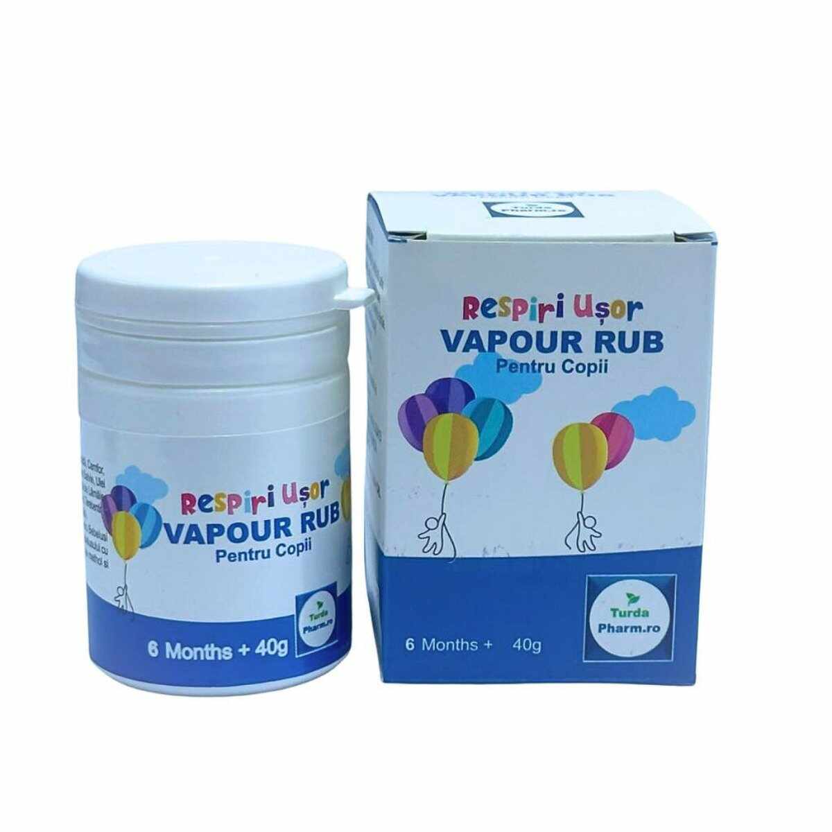 Vapour Rub pentru copii 6+ luni (respiri usor), 40 gr