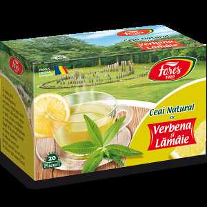 Ceai natural cu verbena si lamaie,20 plicuri - Fares