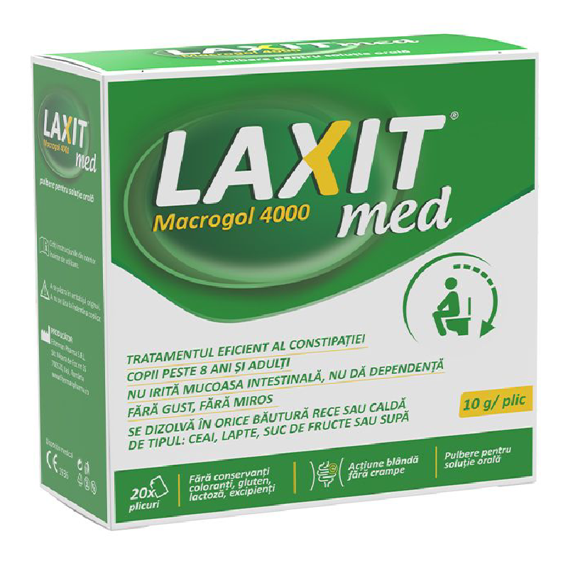 Laxit Med, 20 plicuri *10g, Fiterman