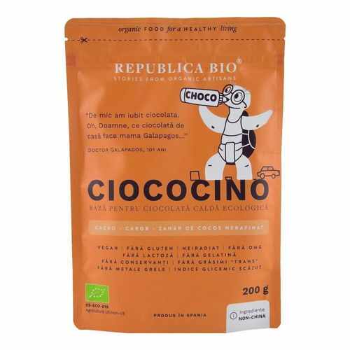 Ciococino Bază Pentru Ciocolată Caldă Ecologică, 200g | Republica BIO