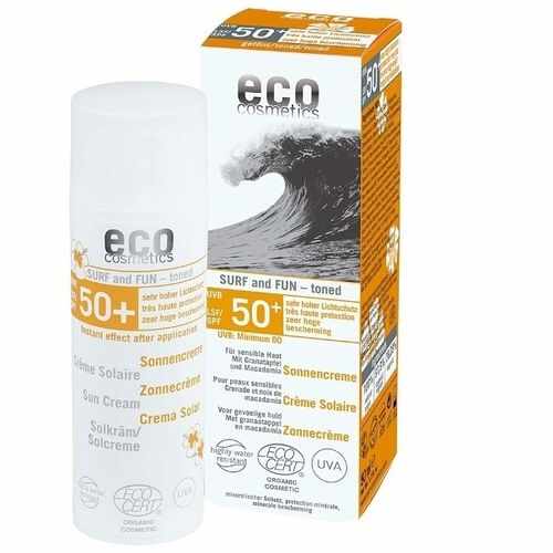 Cremă Bio cu Protecție Solară FPS50+ Extra-Rezistentă la apă - SURF & FUN, 50ml | Eco Cosmetics