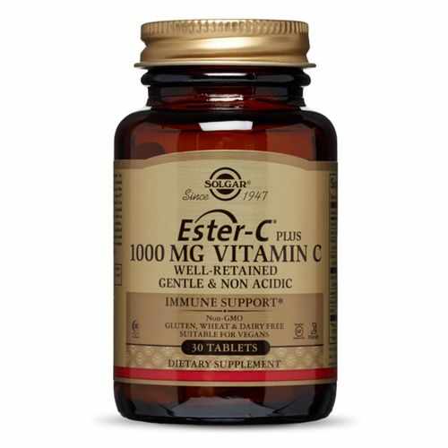 Ester-C Plus (Ascorbat de calciu/Vitamina C) 1000mg, 30 tablete | Solgar