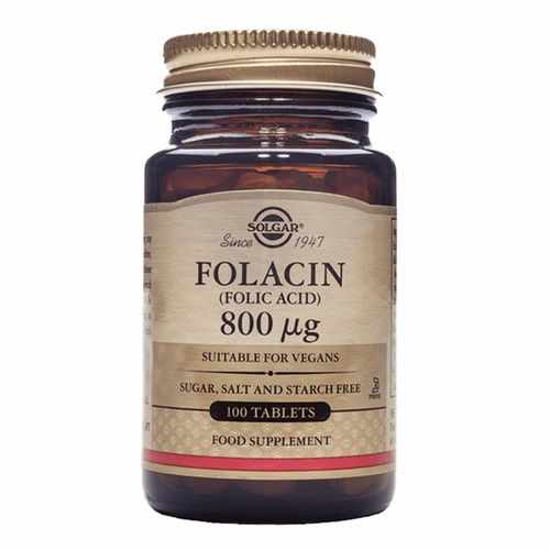 Folacin (Acid folic) 800mcg, 100 tablete | Solgar