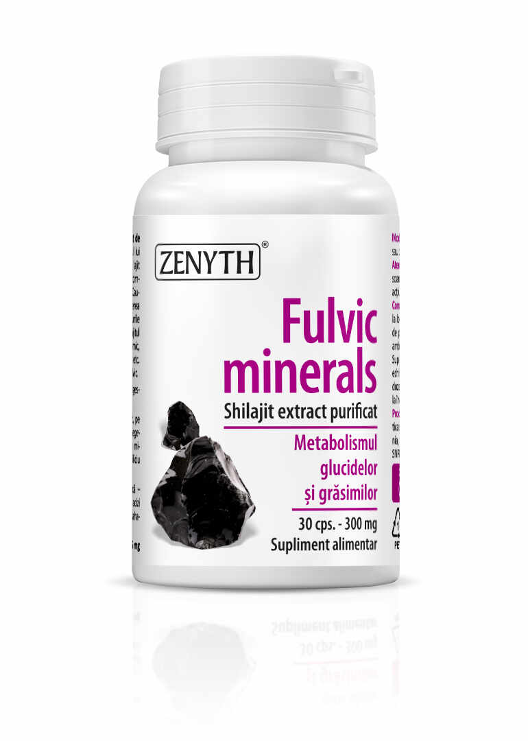 Fulvic minerals 300mg, 30 capsule, Zenyth