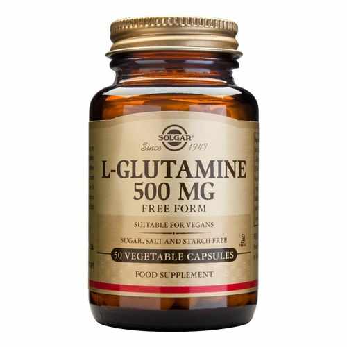 L-GLUTAMINE (Aminoacid L-glutamina) 500mg, 50 capsule | Solgar