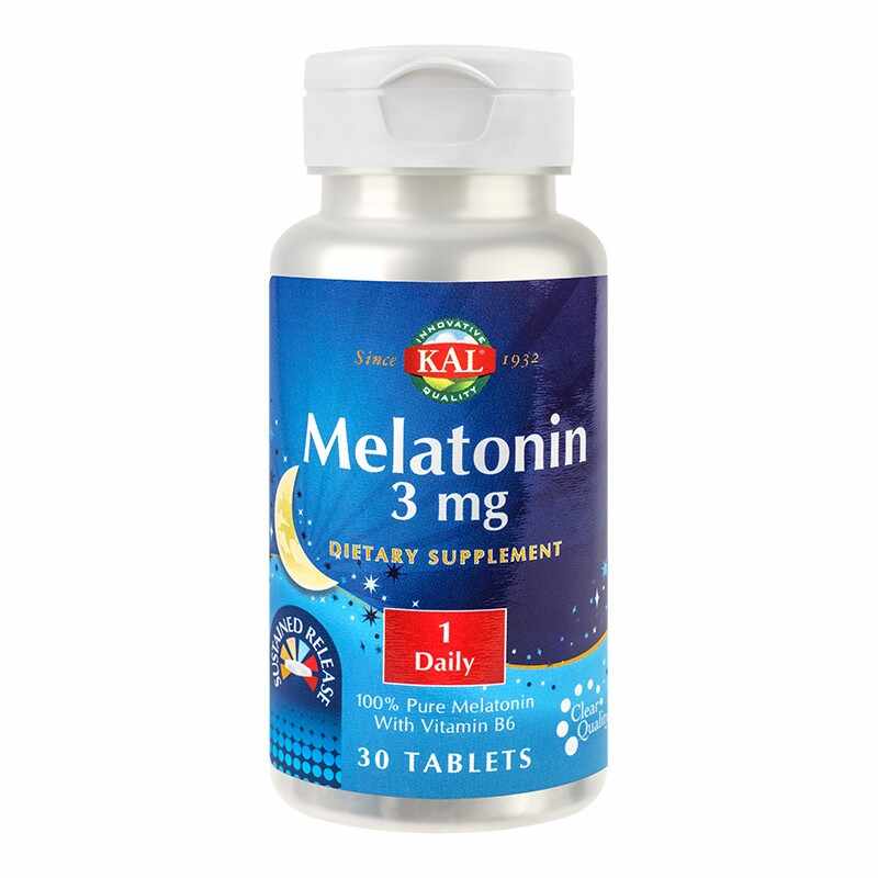 Melatonin 3mg KAL, 30 tablete, Secom