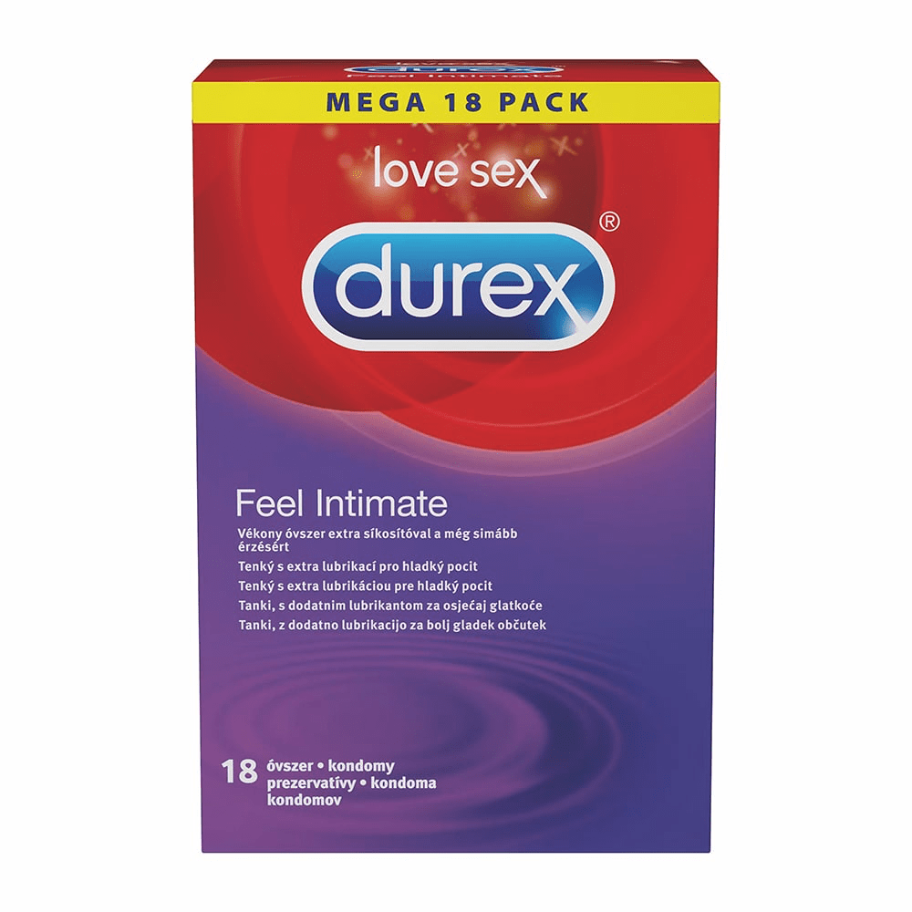 Prezervative Feel Intimate, 18 bucati, Durex 