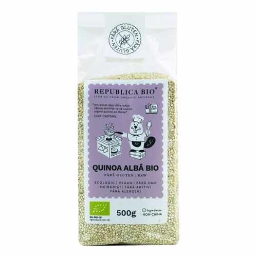 Quinoa Albă Bio Fără Gluten, 500g | Republica BIO