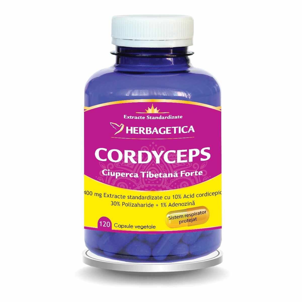  Cordyceps 10/30/1, 120 capsule, Herbagetica