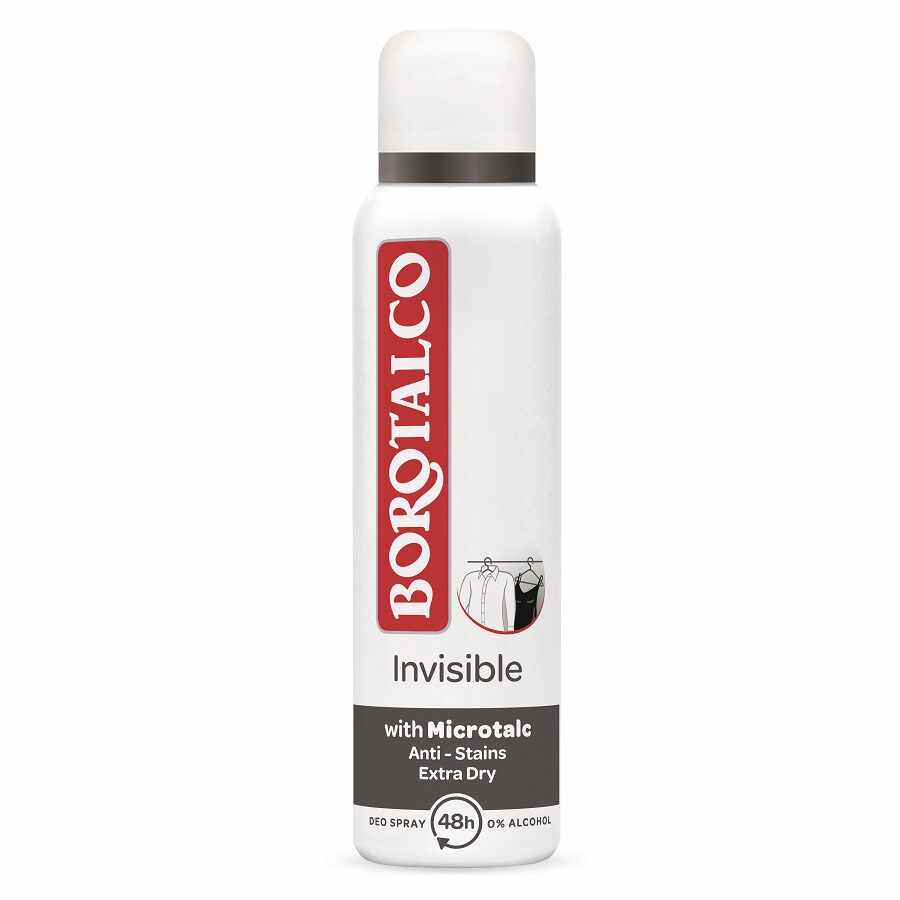 Deodorant spray Invisible, 150ml, Borotalco