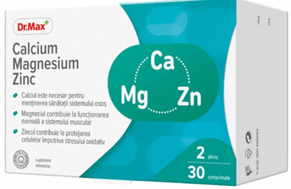  Dr.Max Calciu magneziu zinc, 30 comprimate