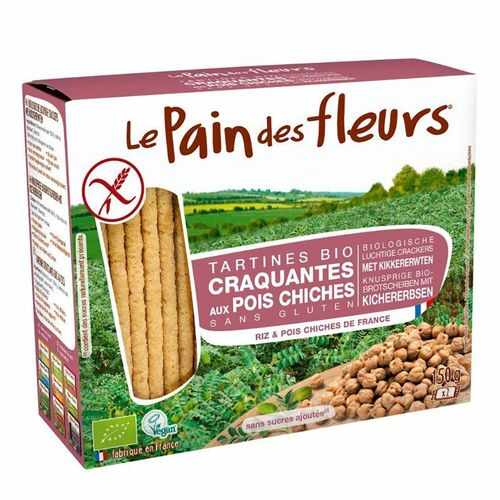 Turte Crocante cu Năut Fără Gluten, 150g | Le Pain des Fleurs