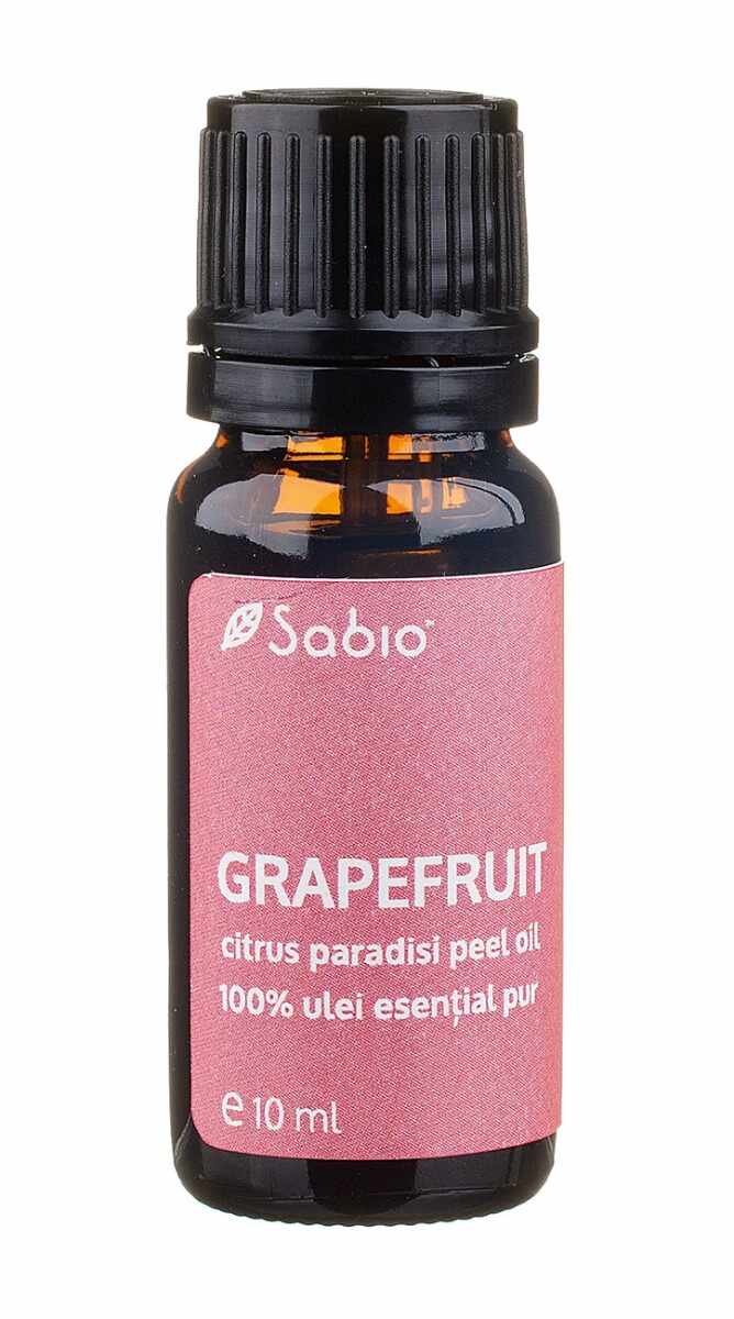 Ulei esential pur de grapefruit (citrus paradisi), 10ml, Sabio