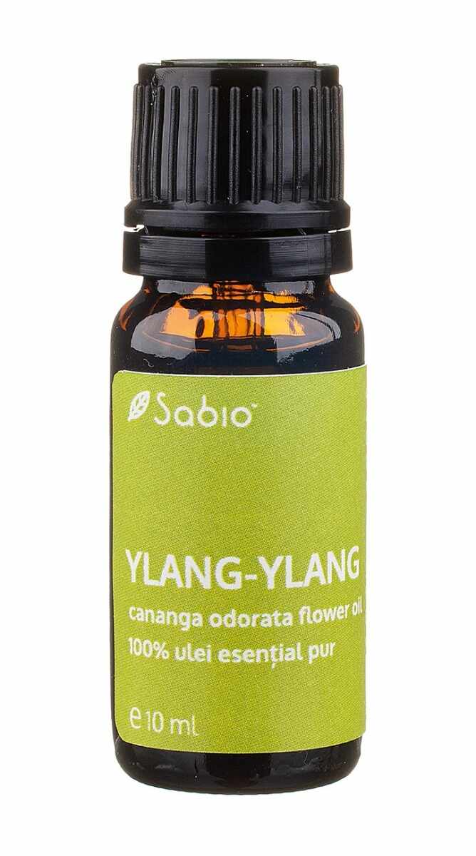 Ulei esential pur ylang-ylang (cananga odorata flower), 10ml, Sabio
