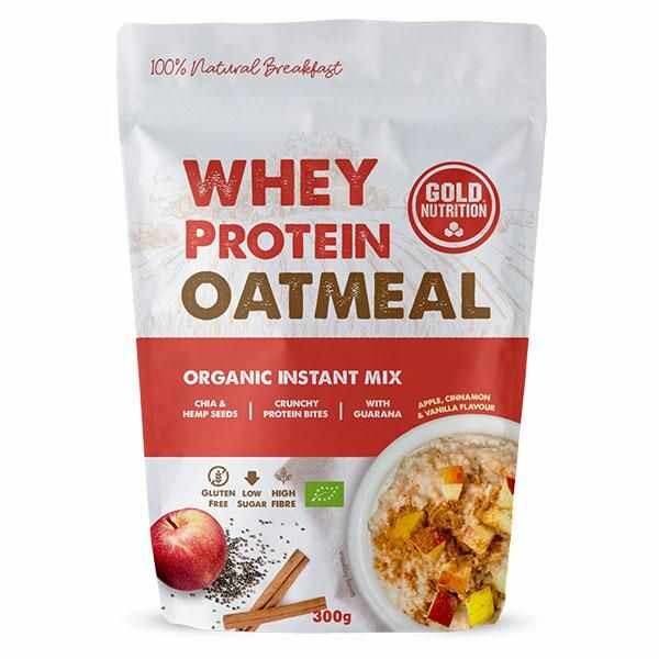 Whey Protein cu mar, scortisoara si valinie, 300g, Gold Nutrition