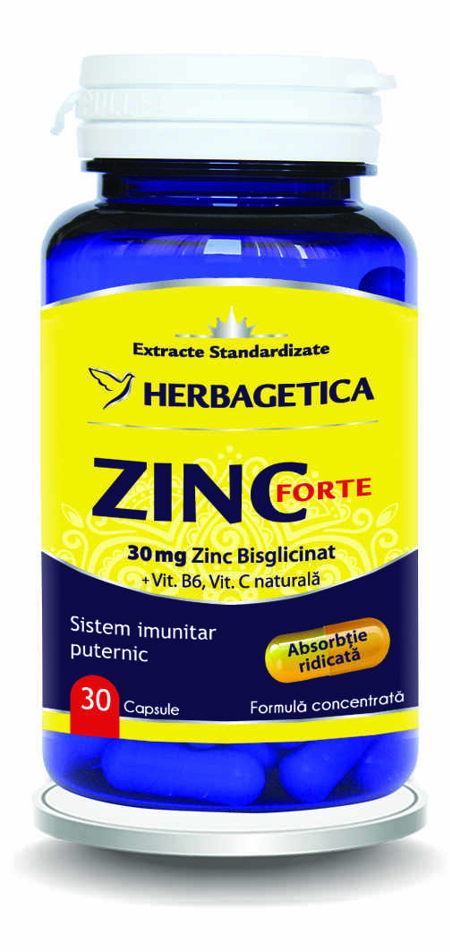 Zinc Forte, 30 capsule, Herbageticac