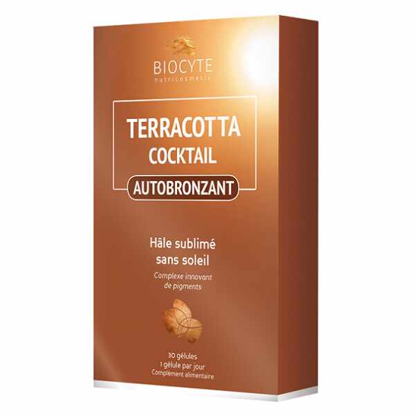 Autobronzant Terracotta Cocktail, 30 capsule, Biocyte