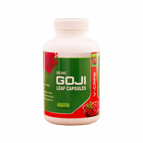 Capsule din frunze de Goji liofilizate, Bio, Vegan, 90 capsule, 500 mg/capsula | Gojiland