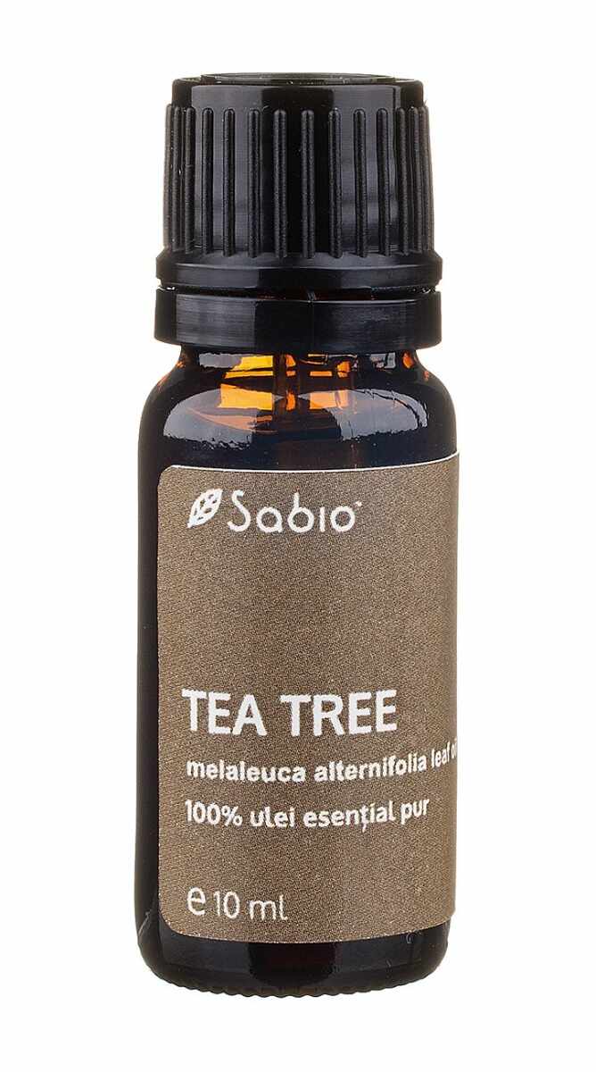 Ulei esential Tea Tree (melaleuca alternifolia leaf), 10ml, Sabio