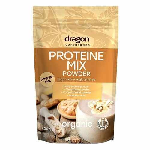 Mix Proteic Raw Bio (Canepa, Chia, Dovleac, Cacao) 200gr
