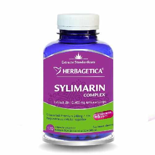 Silymarin 80/50 Detox Forte 120 cps Herbagetica