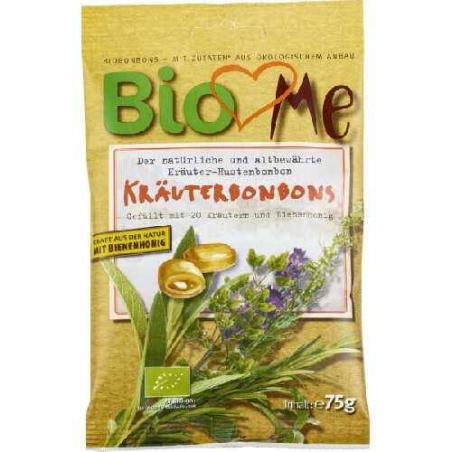 Bomboane cu plante si miere, 75g, Bio Loves Me