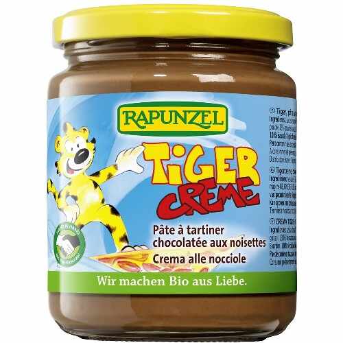 Crema de nuca nougat Tiger, 250g, Rapunzel