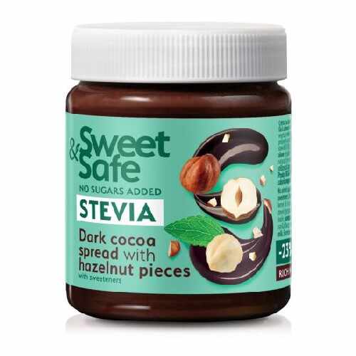 Crema Intensa Cacao Alune Stevie 220gr Sly Nutritia