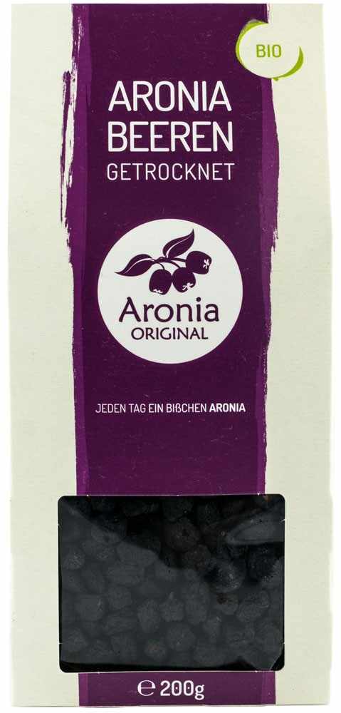 Fructe uscate de Aronia Bio, 200g, Aronia Original