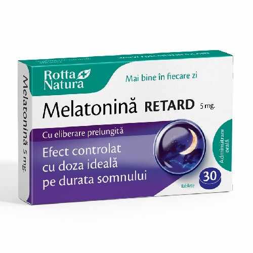 Melatonina Retard 5mg 30 cpr Rotta Natura