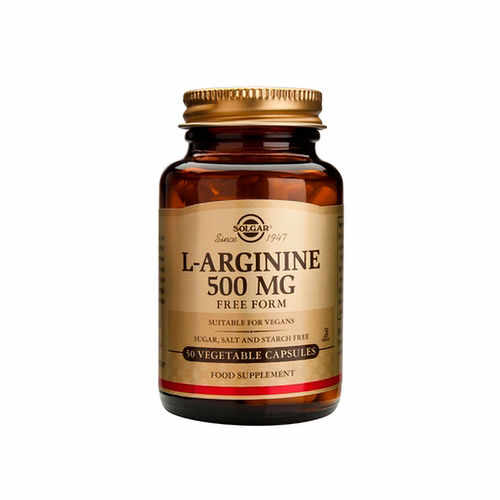 L- Arginine 500mg, 50 capsule | Solgar