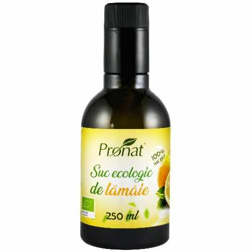 Suc Bio De Lamaie 100%, 250 ml, Pronat