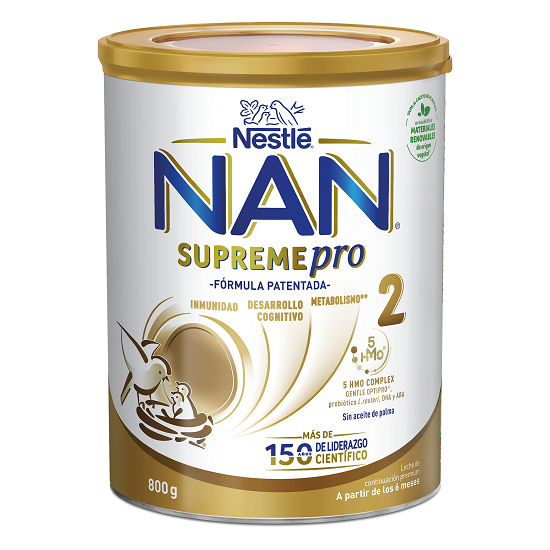 Formula de lapte praf Nan 2 Supreme Pro, 800g, Nestle