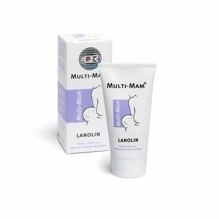 Unguent Multi-Mam Lanolin pentru mameloane uscate si crapate, 30 ml, Bioclin