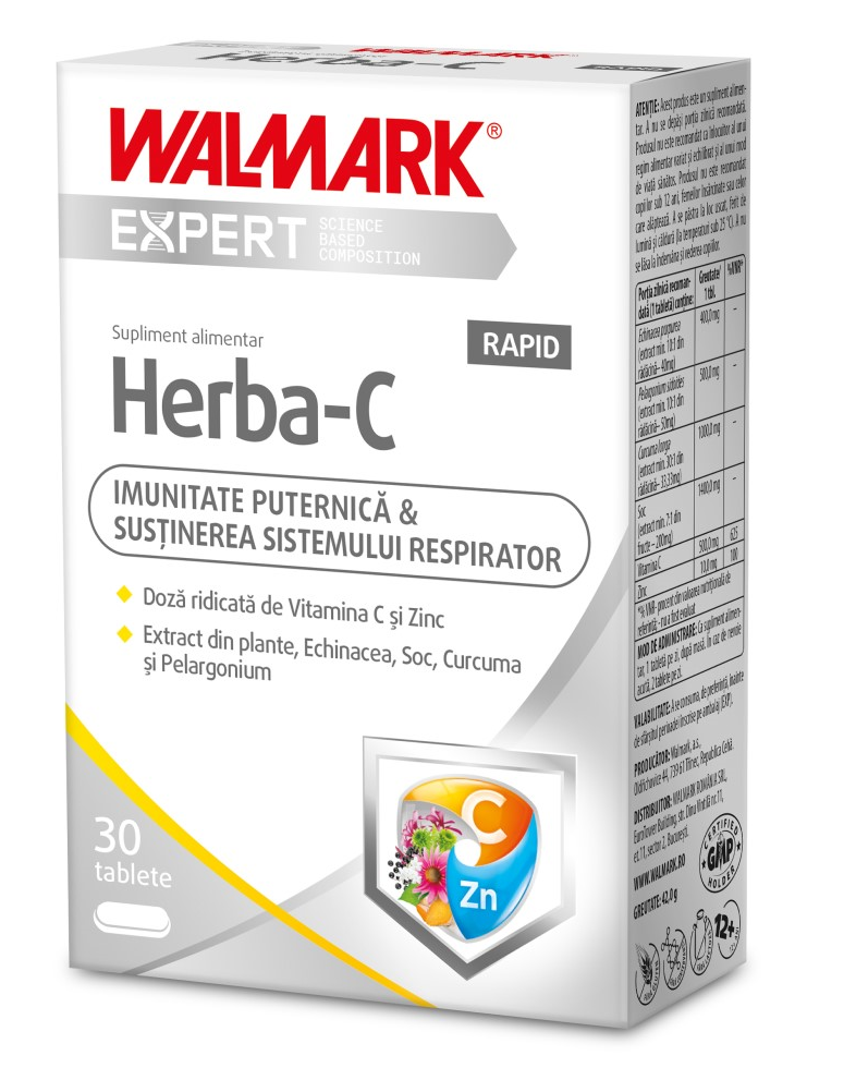 Herba-C Rapid, 30 tablete, Walmark
