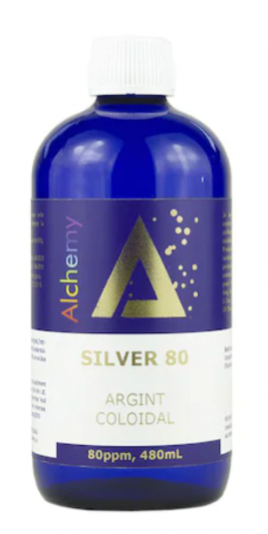 Argint Coloidal Silver 80ppm Pure 480ml, Alchemy