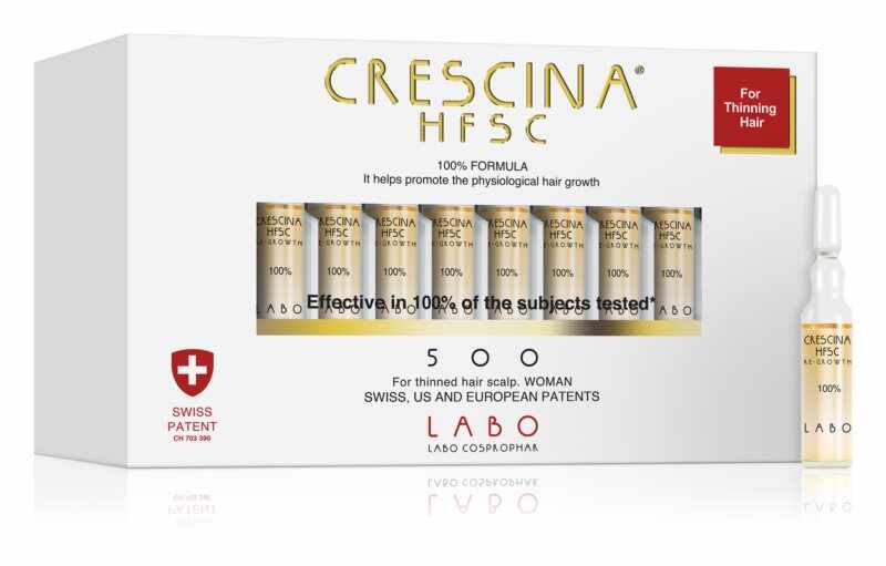 Tratament pentru par Crescina HFSC Transdermic 500 Woman, 20 fiole, Labo