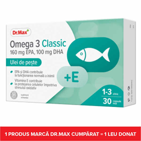 Dr.Max Omega 3 Classic, 30 capsule moi