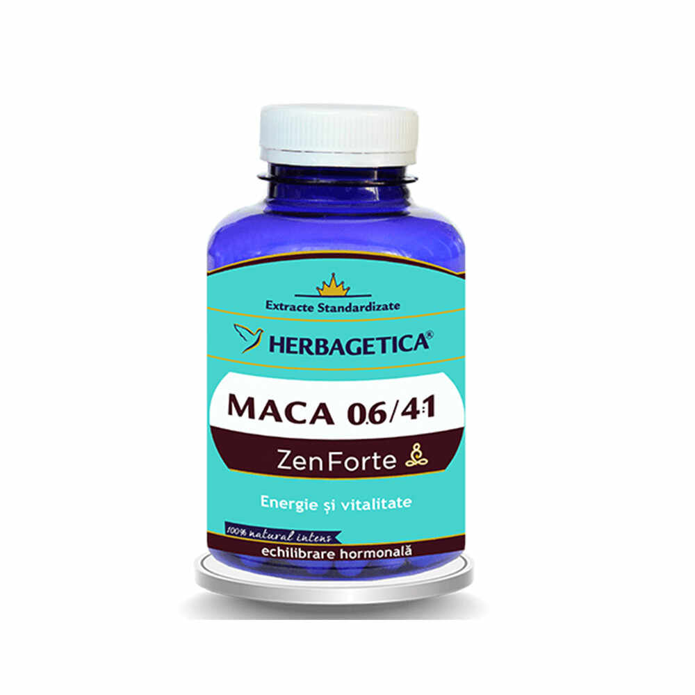 Maca Zen Forte, 120 capsule, Herbagetica