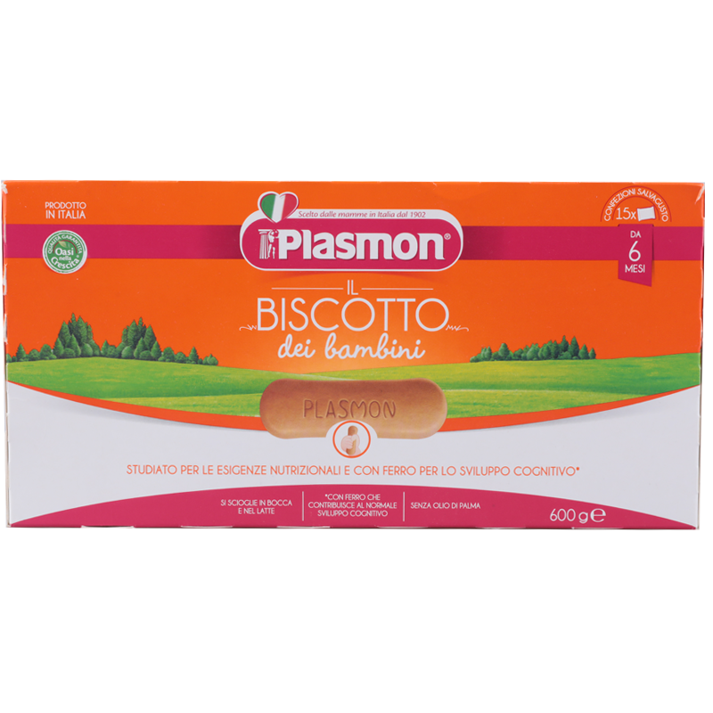 Biscuiti cu vitamine 6 luni+, 600g, Plasmon