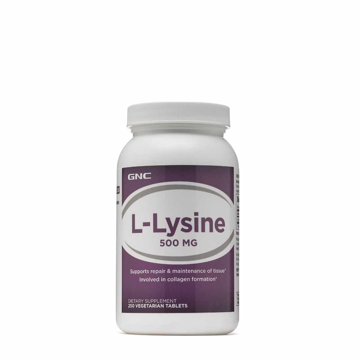 L-Lizina 500mg, 100 tablete, GNC